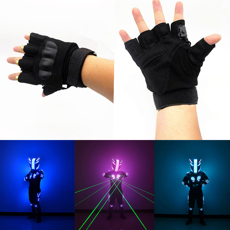 LED Glowing Laser Gloves, KTV Atmosphere Laser Gloves